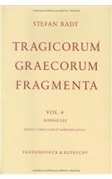 Tragicorum Graecorum Fragmenta: Vol. IV: Sophocles: Editio Correctior Et Addendis Aucta