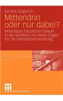 Mittendrin Oder Nur Dabei?: Miterleben Häuslicher Gewalt in Der Kindheit Und Seine Folgen Für Die Identitätsentwicklung