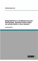 Bürgerinitiativen in Großbritannien und Deutschland - Welchen Einfluss haben sie auf die Politik in ihren Staaten?
