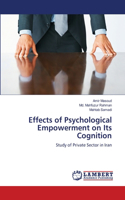 Effects of Psychological Empowerment on Its Cognition