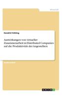 Auswirkungen von virtueller Zusammenarbeit in Distributed Companies auf die Produktivität der Angestellten