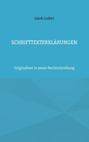 Schrifttexterklärungen