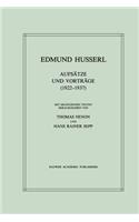 Aufsätze Und Vorträge (1922-1937)