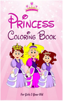 Princess Coloring Book For Girls 5 Year Old