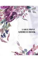 Large Print Address Book