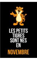 Les petits tigres sont nés en novembre