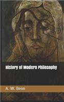History of Modern Philosophy