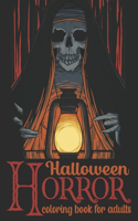 Halloween Horror Coloring Book For Adults