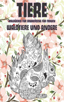 Malbücher für Erwachsene für Frauen - Waldtiere und andere - Tiere