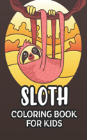 Sloth Coloring Book For Kids