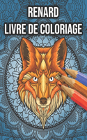 Renard Livre de Coloriage: pour Adultes, Femmes - Mandala Renard dessins pour adultes à colorier pour soulager le stress et se détendre, Anti-Stress