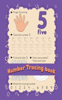 Number Tracing Book: Math Number Tracing 1-20 activity book for preschool kids 3-6
