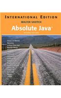 Absolute Java with Student Resource Disk: International Edition