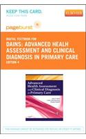 Advanced Healh Assessment and Clinical Diagnosis in Primary Care - Elsevier eBook on Vitalsource (Retail Access Card)