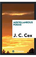 Miscellaneous Poems