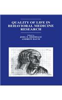 Quality of Life in Behavioral Medicine Research