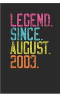 Legend Since August 2003