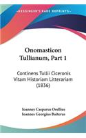Onomasticon Tullianum, Part 1