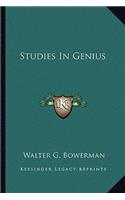 Studies in Genius