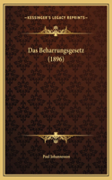 Das Beharrungsgesetz (1896)