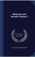 Memories and Records Volume 2: (English)