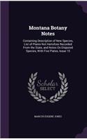 Montana Botany Notes