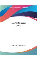 Law Of Contract (1912)