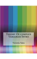 Theory of Complex Variables Intro: (English)