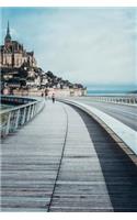 Road to Mont Saint Michel Abbey in France Journal