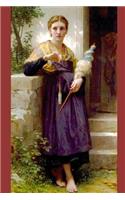 "The Spinner" by William-Adolphe Bouguereau - 1873: Journal (Blank / Lined)(Art of Life Journals)