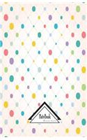 Notebook Journal Dot-Grid, Graph, Lined, No lined: Pink Sweet Pastel Geometric Dotted Grid Diary: Small Pocket Notebook Journal Diary, 120 pages, 5.5" x 8.5"(Blank Notebook Journal)