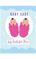 baby Care Log Book for Twins