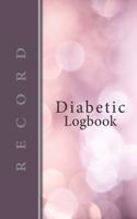 Diabetic Log Book: Log Book for Diabetics Weekly Blood Sugar Diary - 52 weeks - 5 Time Before-After - 111 pages, 6"x9" - Paperback - bright pink background vertical pu