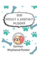 2020 German Wirehaired Pointer Planner