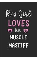 This Girl Loves Her Muscle Mastiff