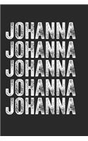 Name JOHANNA Journal Customized Gift For JOHANNA A beautiful personalized: Lined Notebook / Journal Gift, Notebook for JOHANNA,120 Pages, 6 x 9 inches, Gift For JOHANNA, Personal Diary, JOHANNA, Personalized Journal, Family