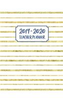 Teacher Planner 2019-2020: Lesson Planner for Academic Year July 2019 - June 2020, 7 Subject Weekly Lesson Planner + Monthly Calendar View, Comes with Goals Section + Notes, C
