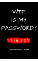 WTF is my password? Internet Password Logbook
