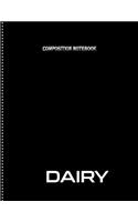 composition notebook dairy