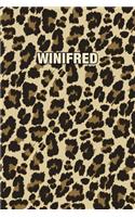 Winifred: Personalized Notebook - Leopard Print Notebook (Animal Pattern). Blank College Ruled (Lined) Journal for Notes, Journaling, Diary Writing. Wildlife 