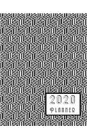 2020 Planner: Stylish Modern Geometric Diary For Men With Additional Lined Monthly Note, Online Password Log & Habit Tracker Pages