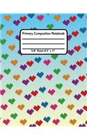 Primary Composition Notebook: Draw And Write Journal Drawing Space Grades K-2