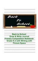 Back to School Draw & Write Journal