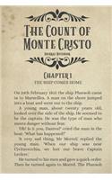 The Count Of Monte Cristo Journal Notebook