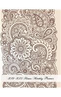 2019-2023 Henna Monthly Planner