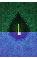 Monogram Cricket Notebook: Blank Journal Diary Memoir Log Logue(55 Monogram Chartreuse 150 Lined)
