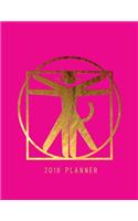 Vitruvian Cat 2018 Weekly Planner