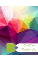 Childcare Register Log: Large 8.5 Inches By 11 Inches Log Book For Boys And Girls. Track the attendance of Children at your facility Paperback - January 16, 2018