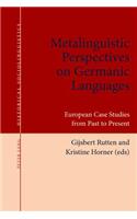 Metalinguistic Perspectives on Germanic Languages