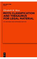 Moys Classification and Thesaurus for Legal Materials